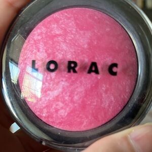 LORAC baked matte satin blush in Flaunt